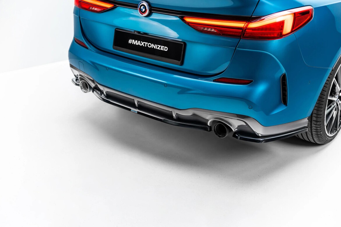 Heckansatz passend für BMW 2 Gran Coupe M-Paket F44 schwarz Hochglanz