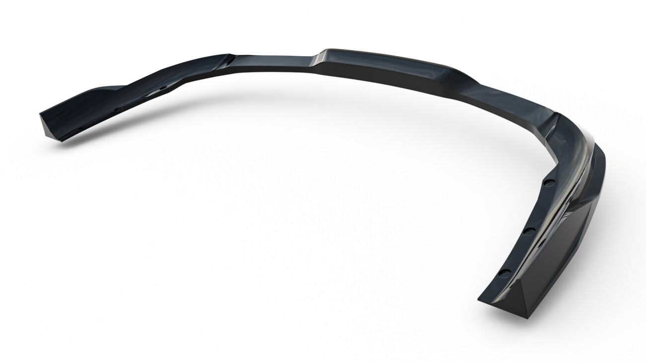 Diffusor RACE passend für Porsche 911 Carrera Aero 992 Facelift schwarz Hochglanz