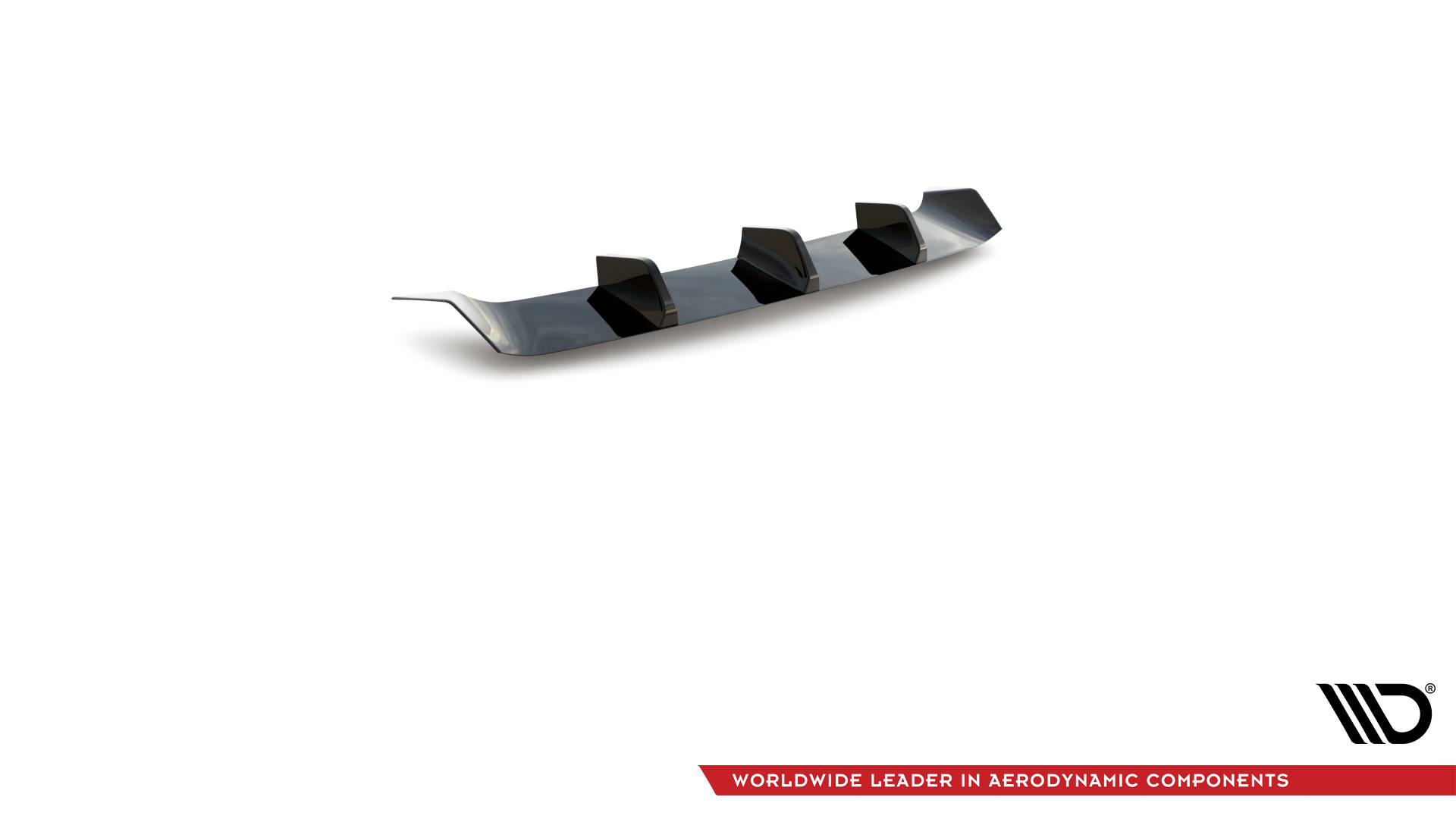 Street+ Heck Ansatz Diffusor passend für Lexus GS F Mk4 FL schwarz Hochglanz