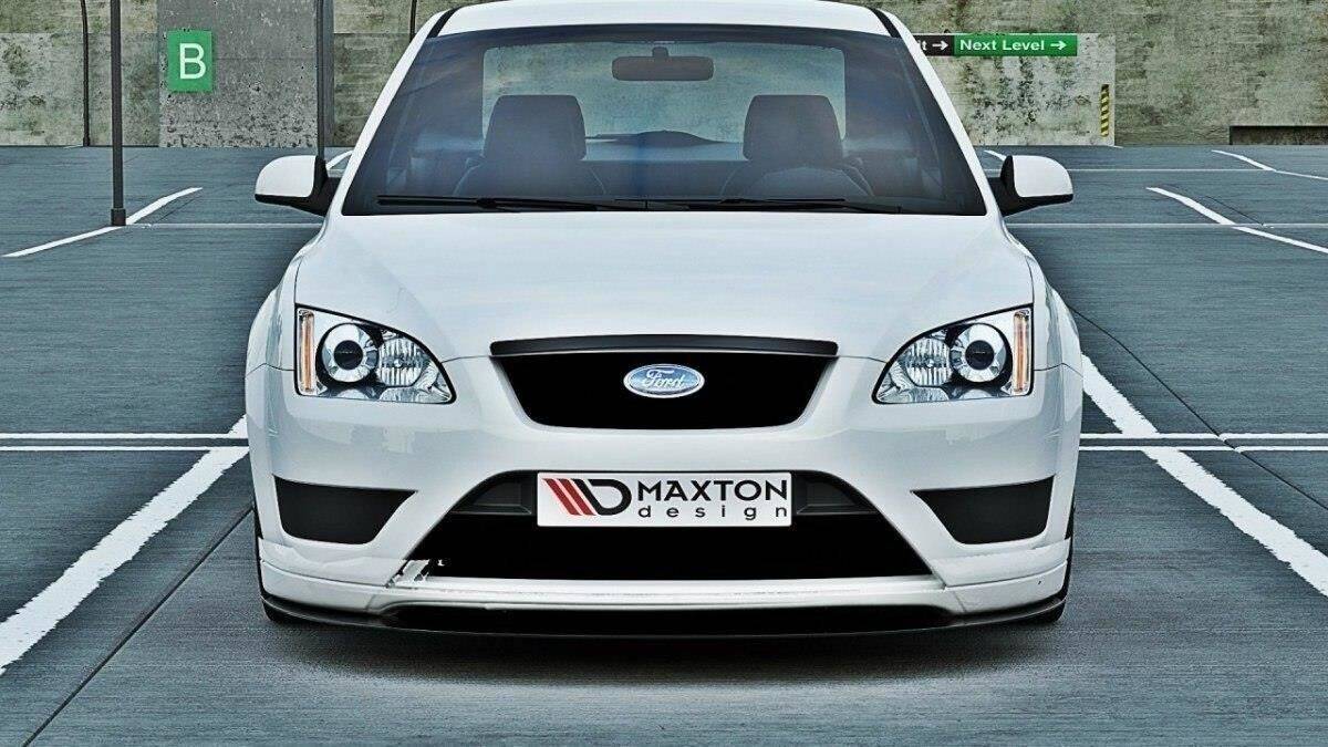 Kühlergrill Blende passend für Ford Focus Mk2 schwarz Hochglanz