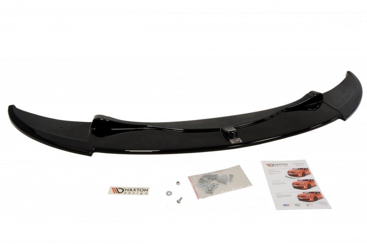 Street+ Spoilerlippe Front Ansatz passend für BMW M3 M Performance Coupe E92 / Cabrio E93 schwarz Hochglanz