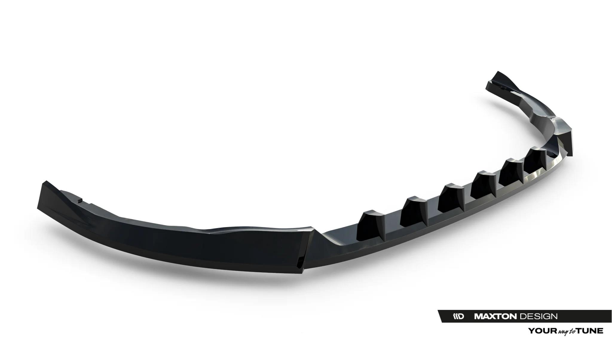 Frontlippe V.1 passend für VW Transporter T7 schwarz Hochglanz