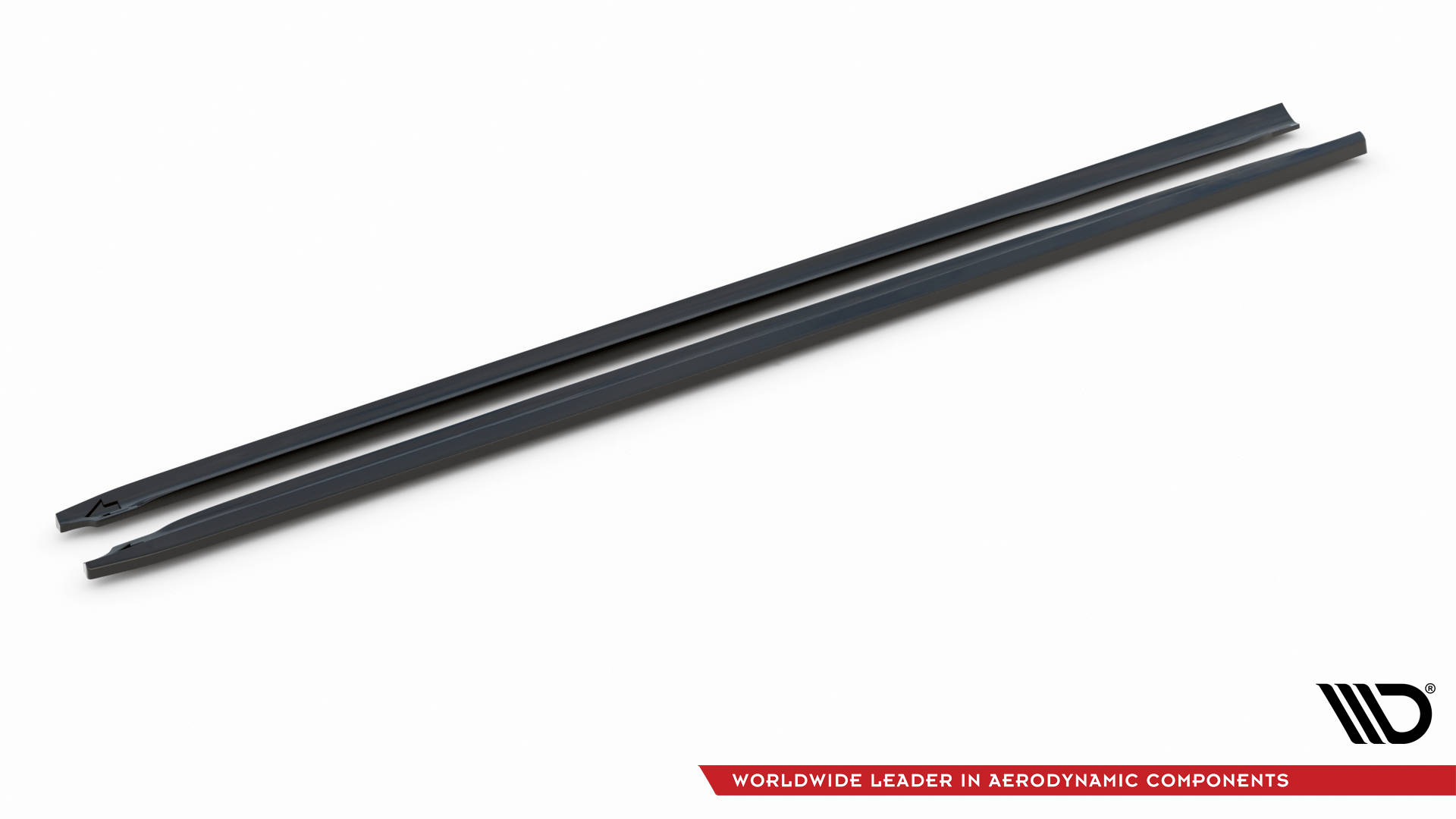Street+ Seitenschweller Leisten V.2 passend für Audi A5 / A5 S-Line / S5 Coupe 8T schwarz Hochglanz