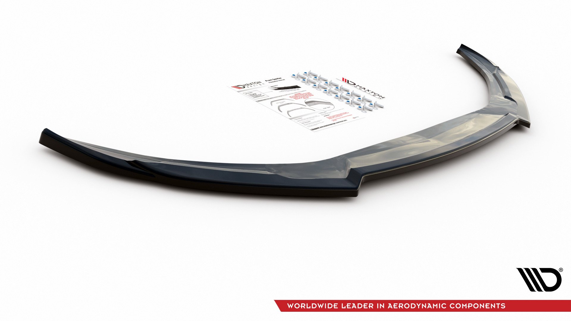 Frontlippe passend für ABARTH 124 Spider schwarz Hochglanz
