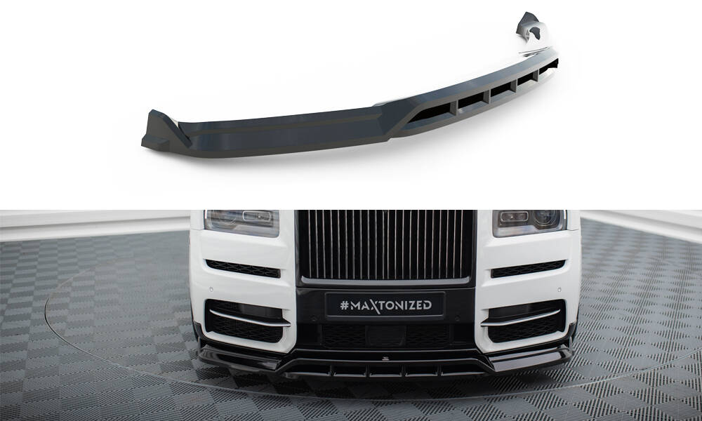 Frontlippe passend für Rolls Royce Cullinan schwarz Hochglanz