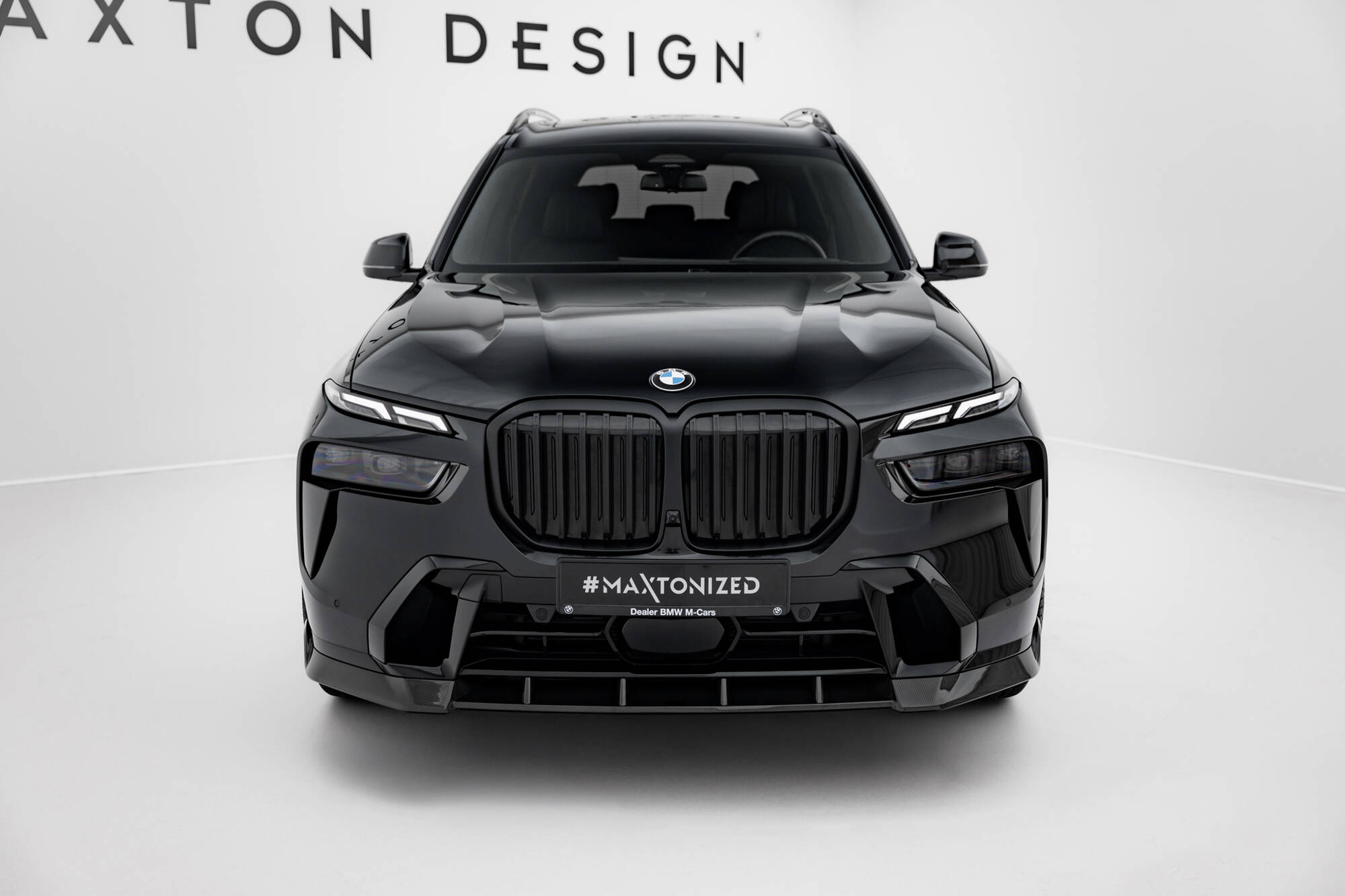 Carbon Fiber Spoilerlippe Front Ansatz passend für BMW X7 M-Paket G07 FL
