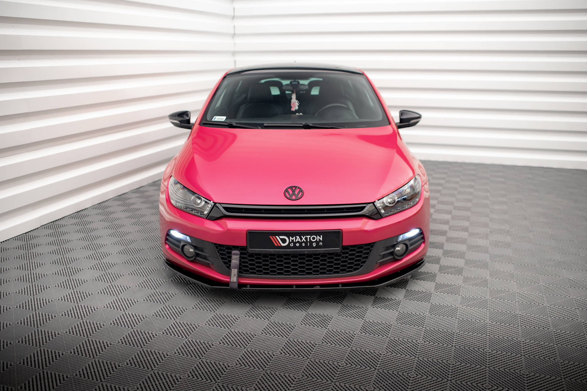 Front Ansatz für VW SCIROCCO schwarz Hochglanz