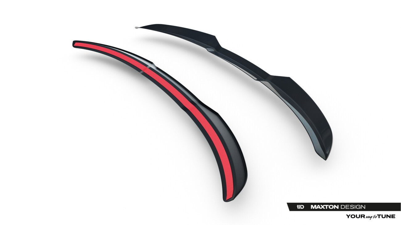 Heckspoiler Lippe passend für Opel Grandland Mk1 schwarz Hochglanz