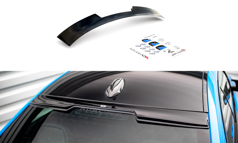 Heckscheiben Spoiler passend für BMW M2 F87 schwarz Hochglanz