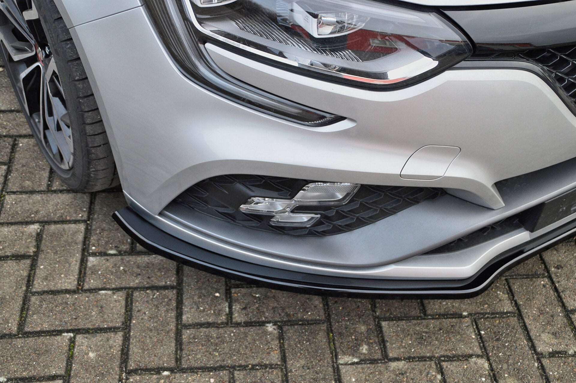 Cup Frontspoilerlippe für Renault Megane 4 RS Facelift Schwarz Matt