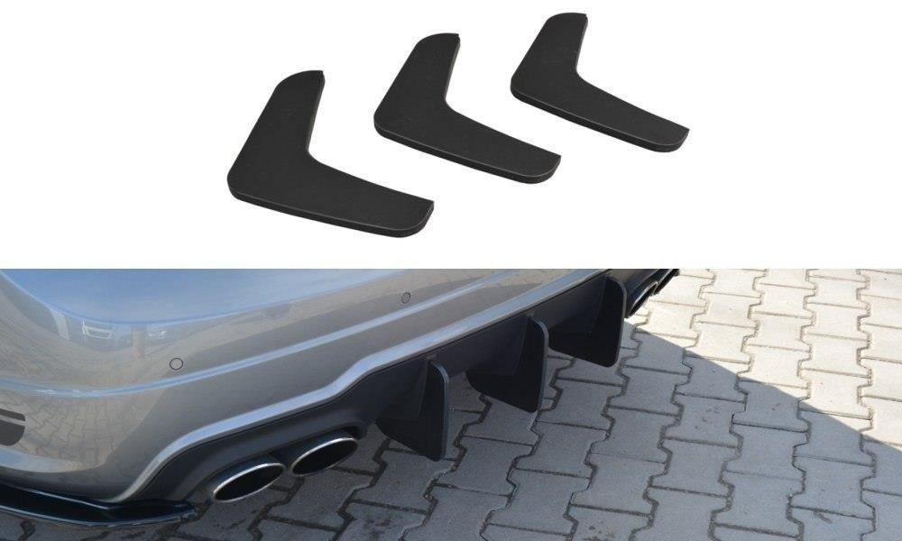 Street Pro Heck Ansatz Diffusor Heckschürze V.1 passend für Mercedes C W204 AMG-Line FL