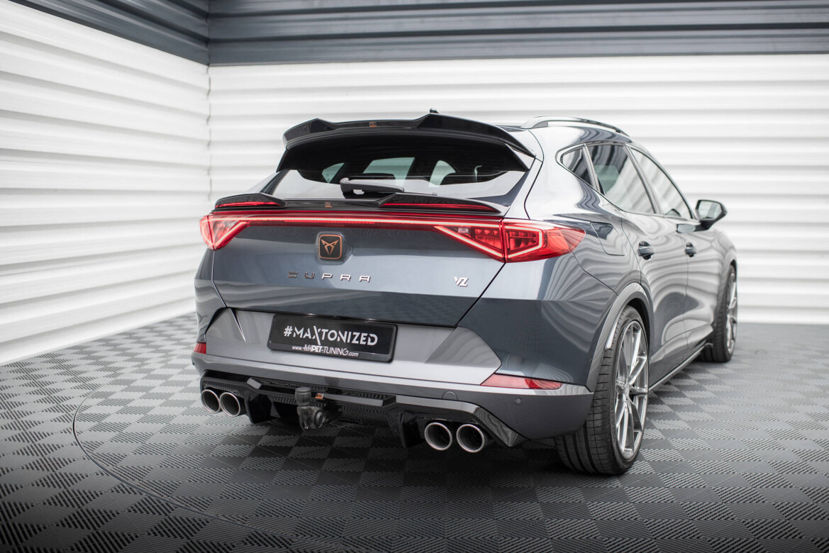 Heckansatz Diffusor + Endrohre passend für CUPRA Formentor Mk1