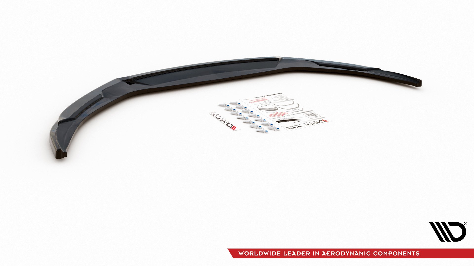 Frontlippe passend für ABARTH 124 Spider schwarz Hochglanz