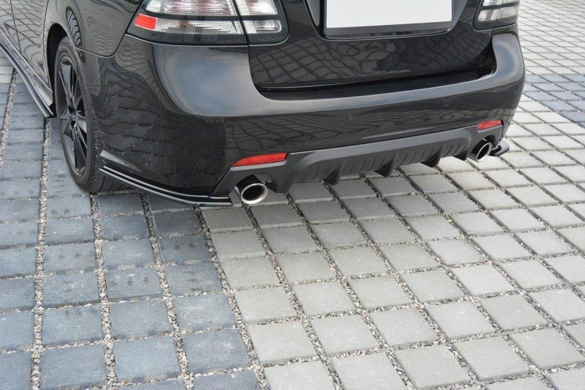 Diffusor Flaps passend für Saab 9-3 Aero Mk2 FL schwarz Hochglanz