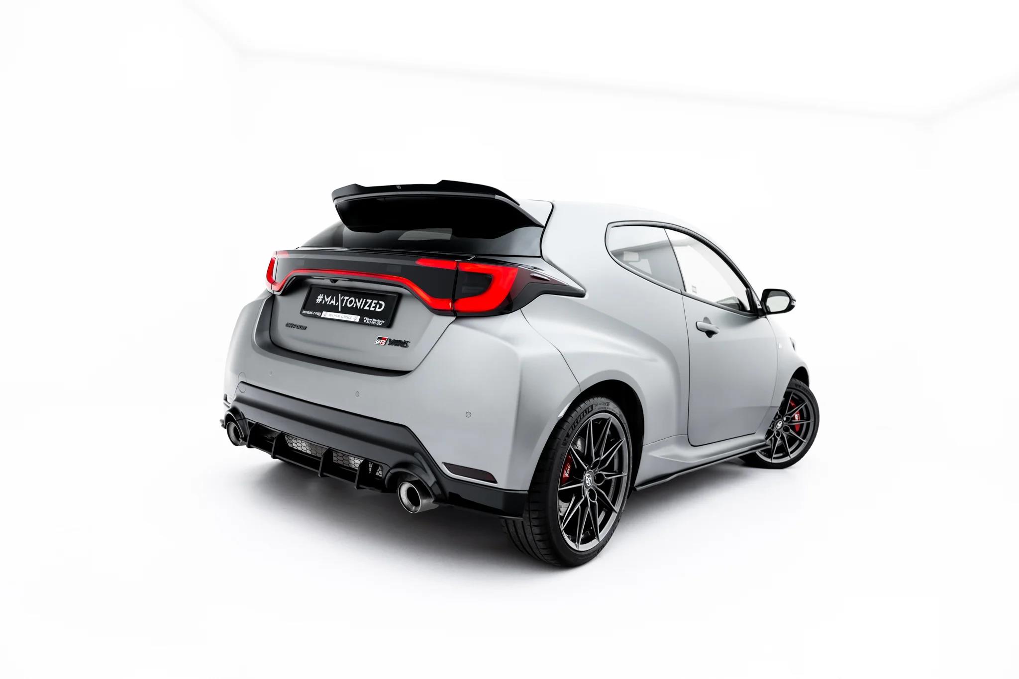 Diffusor Flaps passend für Toyota GR Yaris Mk4 Facelift schwarz matt