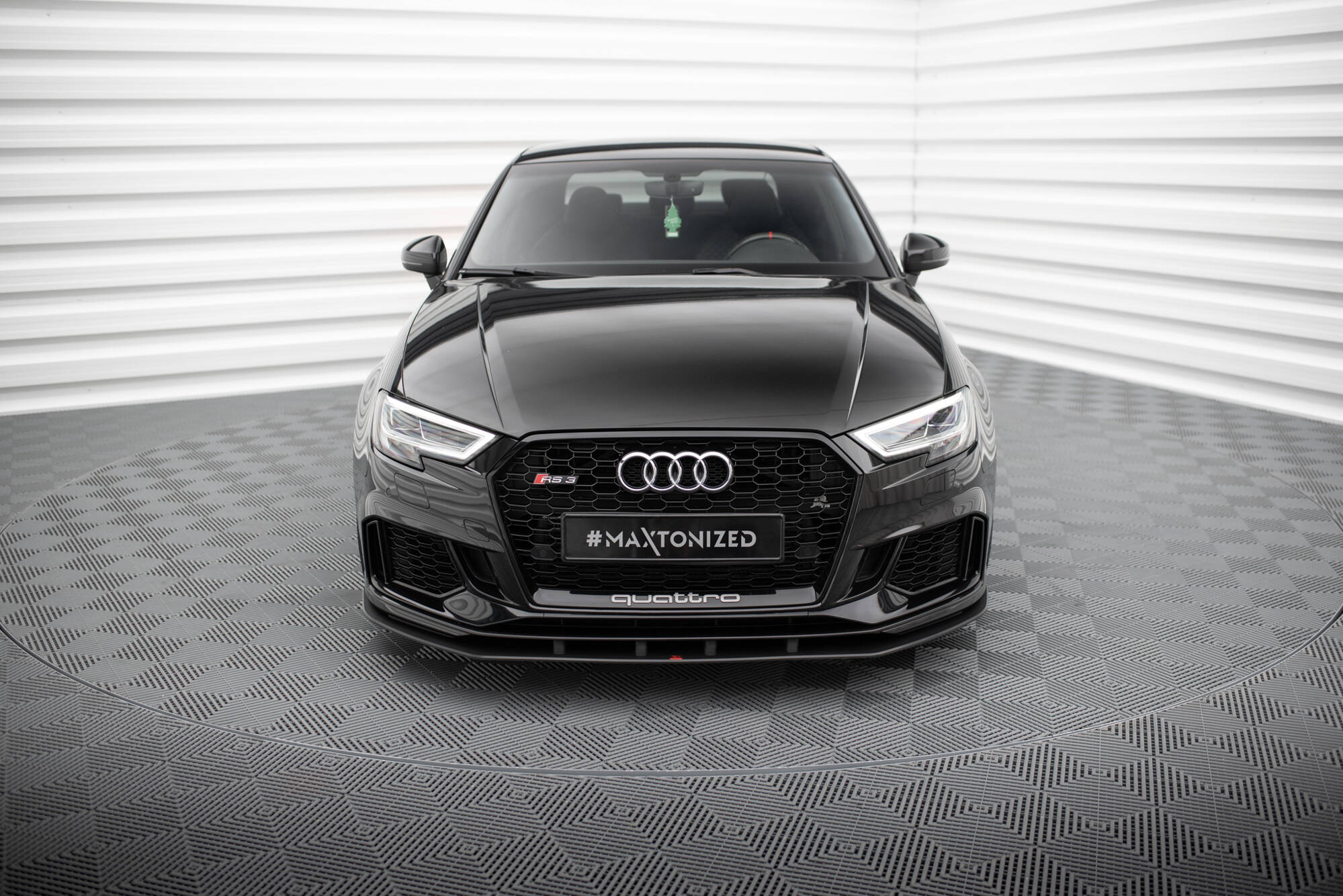 Street Pro Spoilerlippe Front Ansatz passend für Audi RS3 Limousine 8V FL