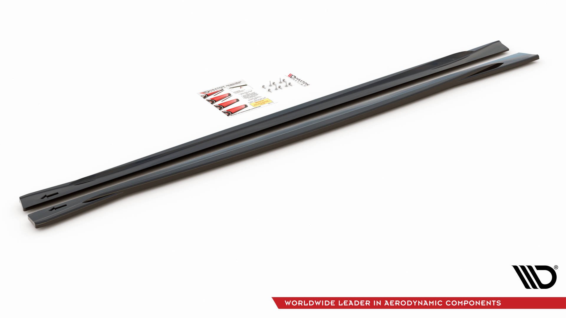 Street+ Seitenschweller Leisten V.2 passend für BMW M4 F82 schwarz Hochglanz