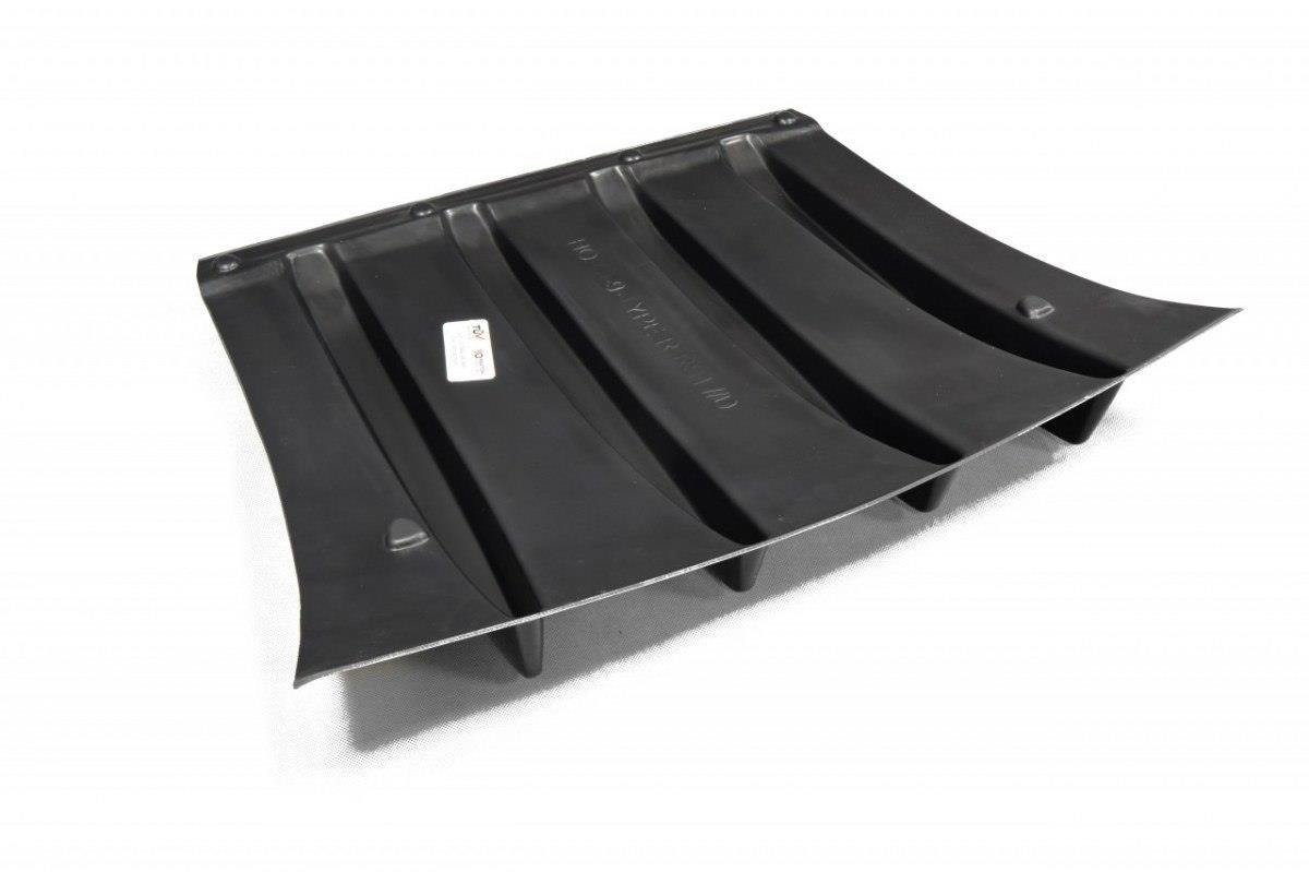 Street+ Heck Ansatz Diffusor passend für Honda Civic IX TYPE R schwarz Hochglanz