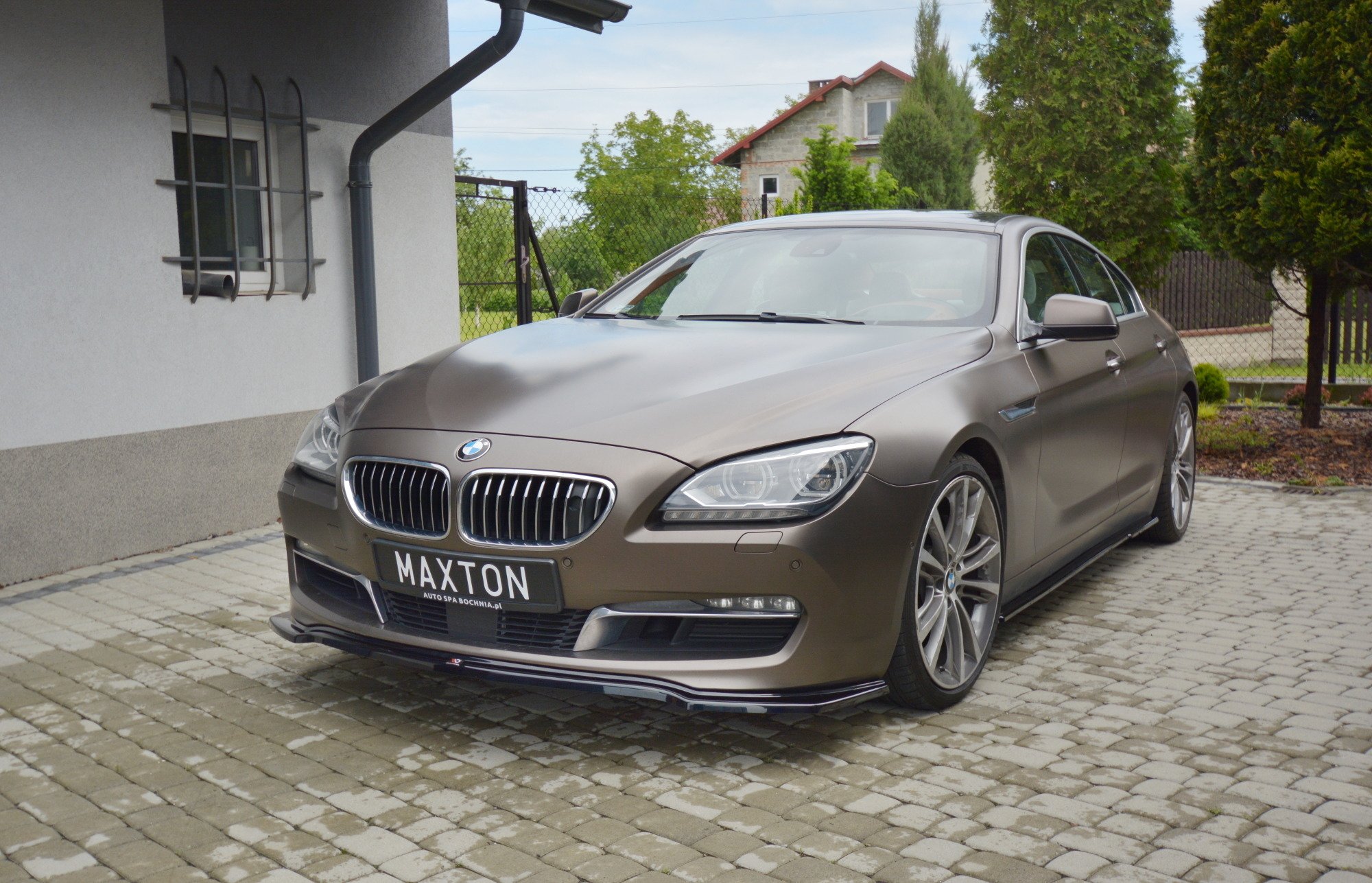 Seitenschweller Ansatz für BMW 6er GRAN COUPÉ schwarz Hochglanz