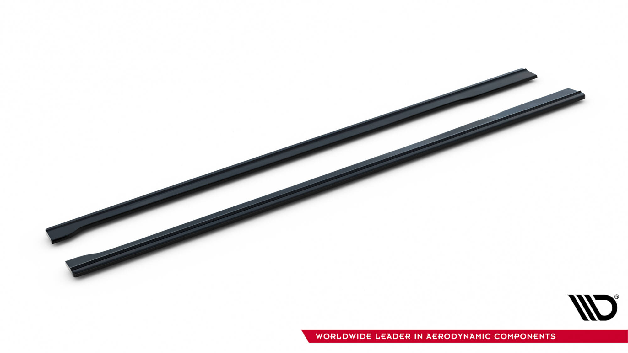 Street+ Seitenschweller Leisten V.1 passend für Audi RS6 C7 / C7 FL schwarz Hochglanz