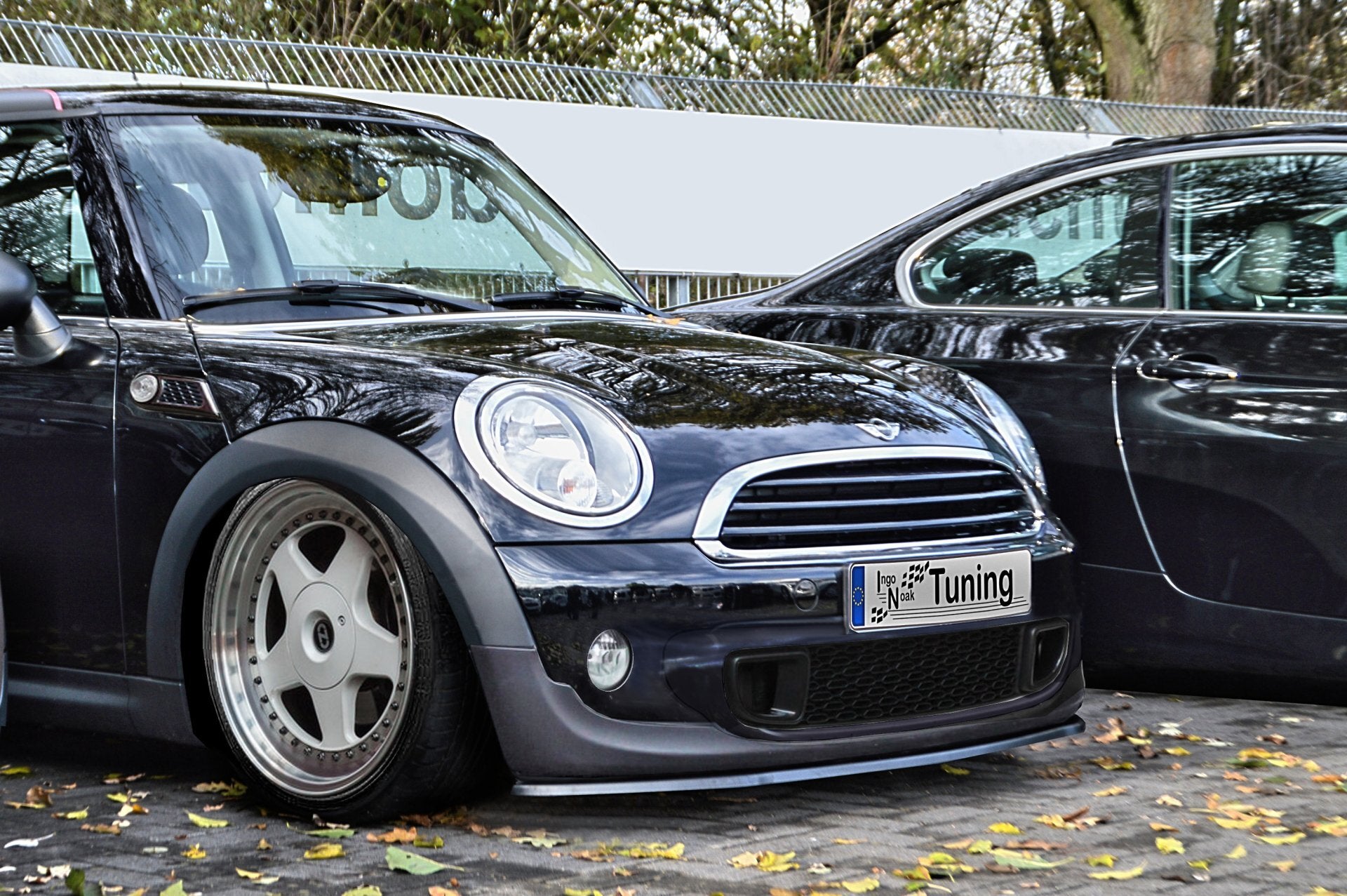 CUP Frontspoilerlippe für Mini Cooper R56 ab Bj. 2006-14 Schwarz Matt