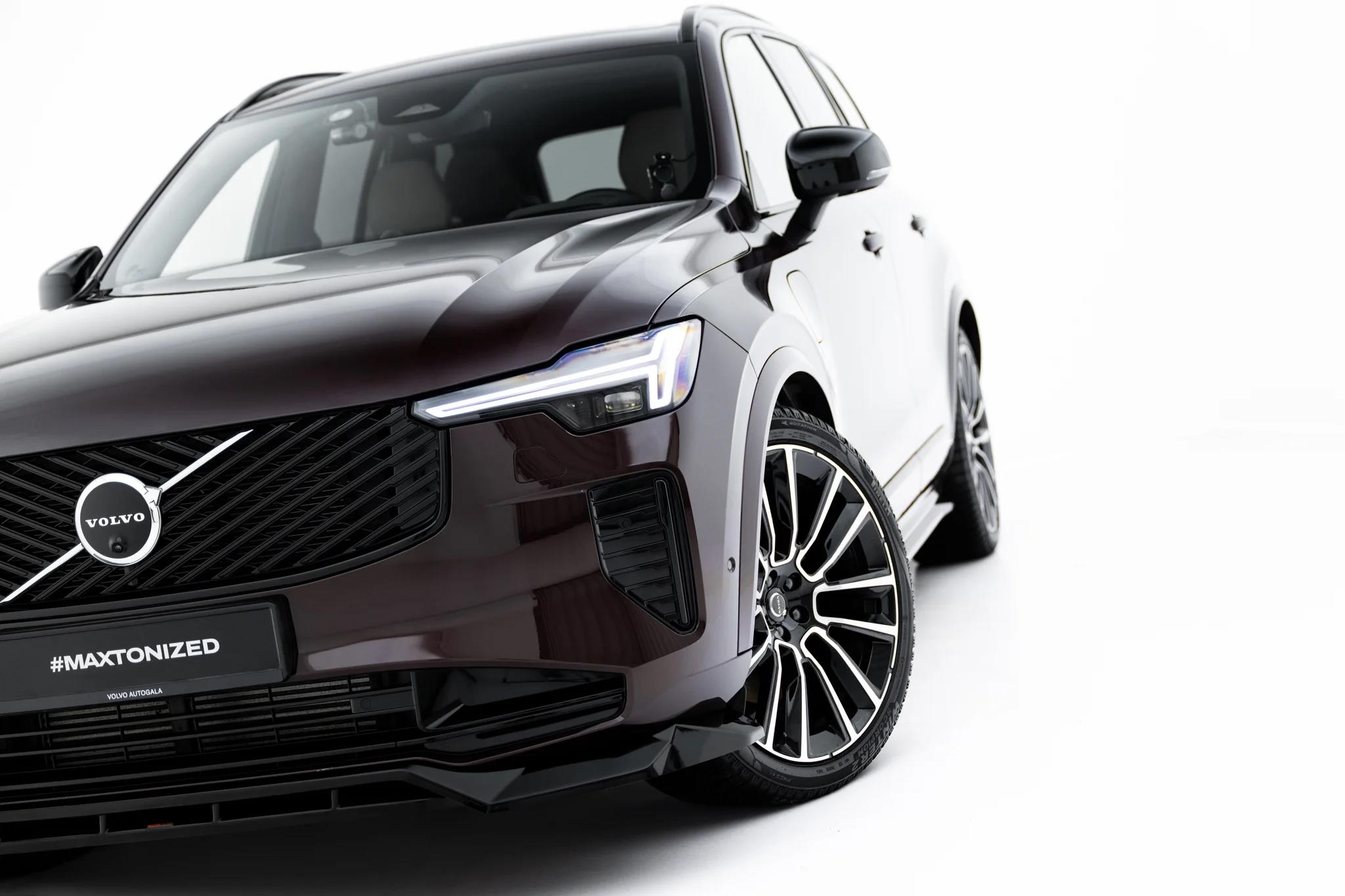 Street+ Spoilerlippe Front Ansatz passend für Volvo XC90 Mk2 Facelift 2 schwarz Hochglanz
