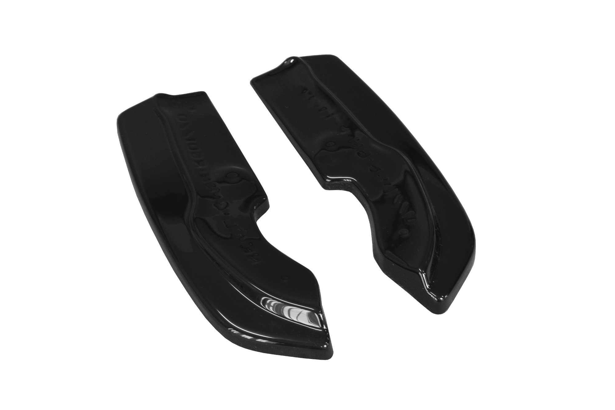 Heck Ansatz Flaps Diffusor für Renault Clio RS Mk4 schwarz Hochglanz