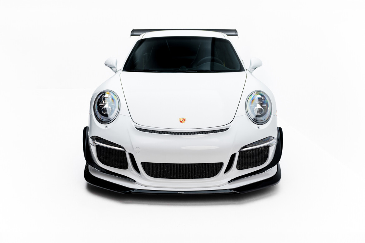 Frontlippe passend für Porsche 911 GT3 991 schwarz Hochglanz