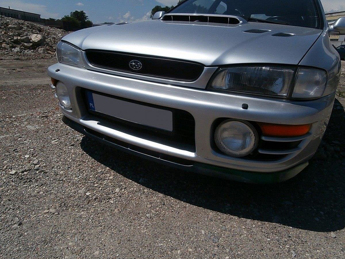 Street+ Spoilerlippe Front Ansatz passend für Subaru Impreza GT schwarz Hochglanz