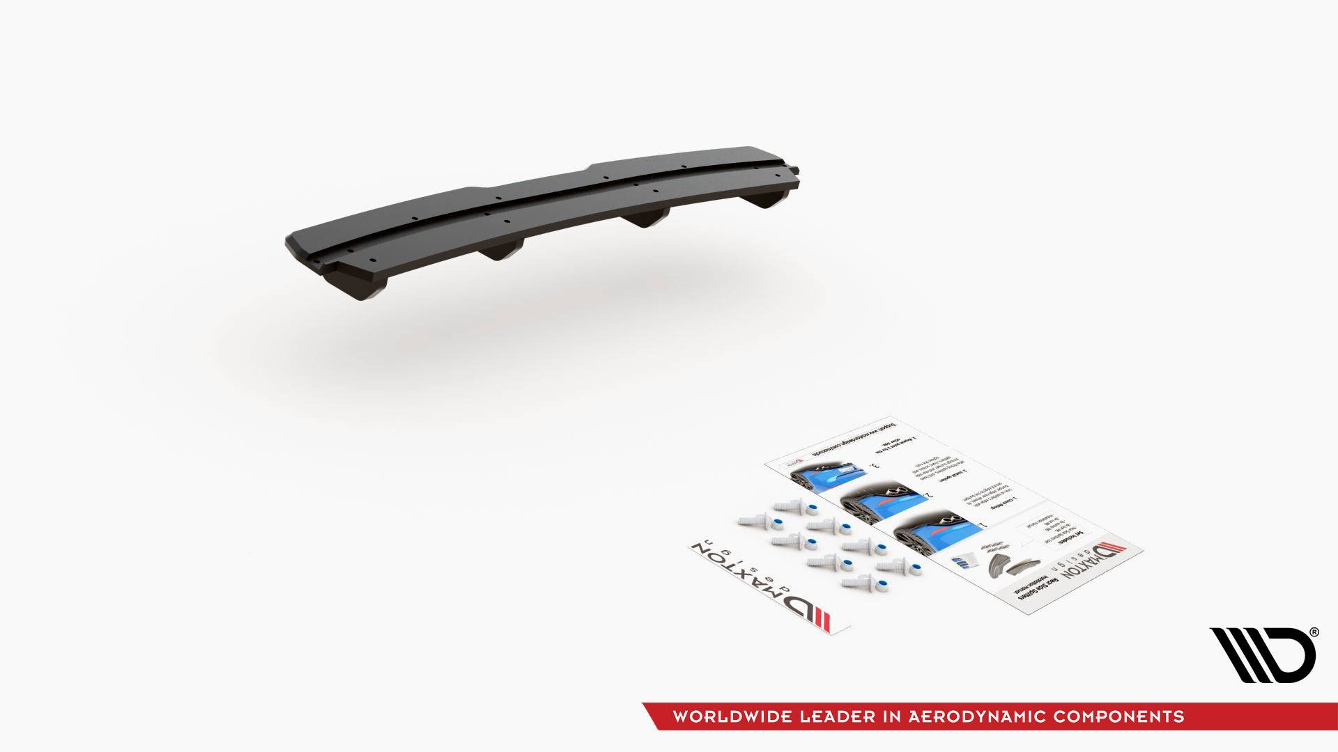 Street Pro Heckschürze Heck Ansatz Diffusor passend für BMW M135i F20 rot