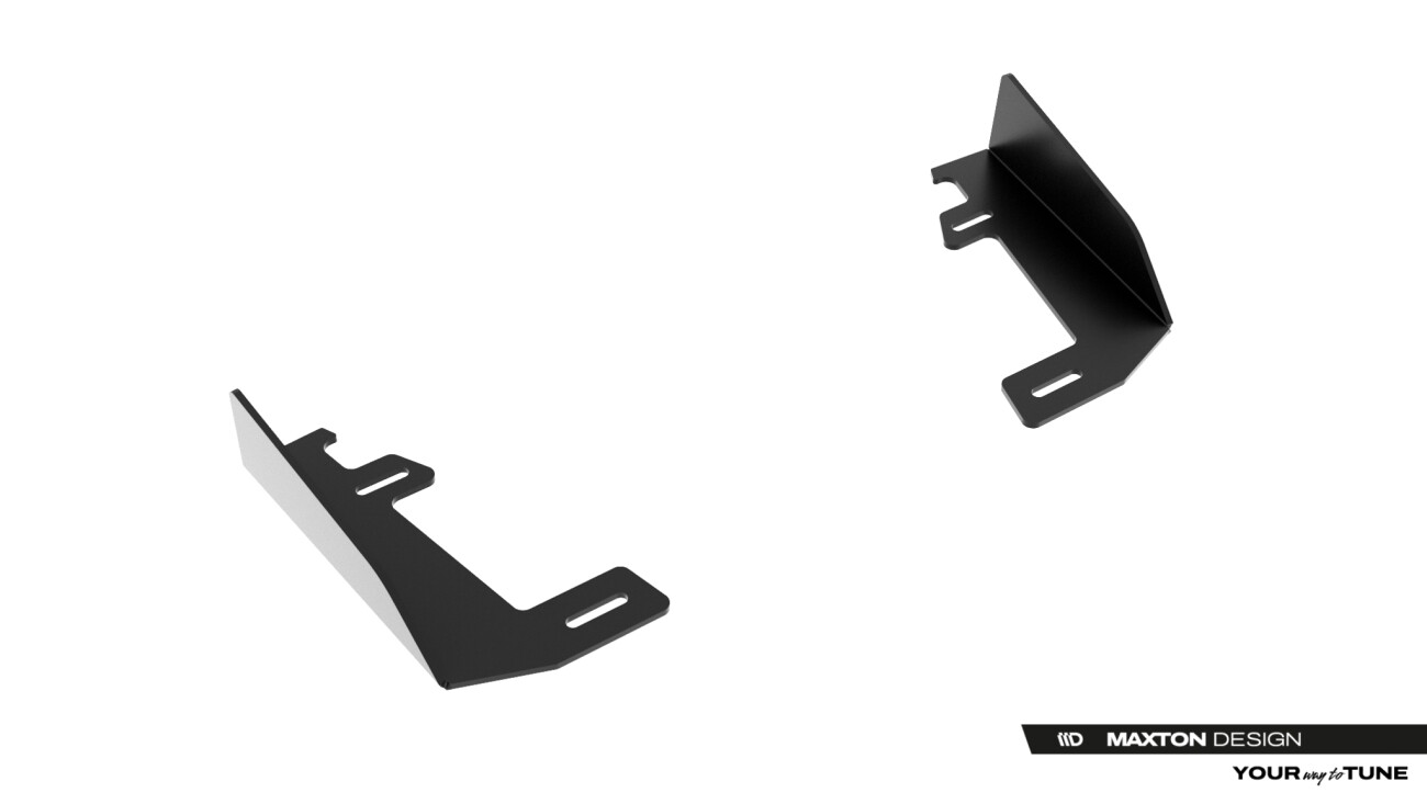 Front Stoßstange Flaps passend für Flaps Jaguar F-Type X152 Facelift 2 schwarz Hochglanz