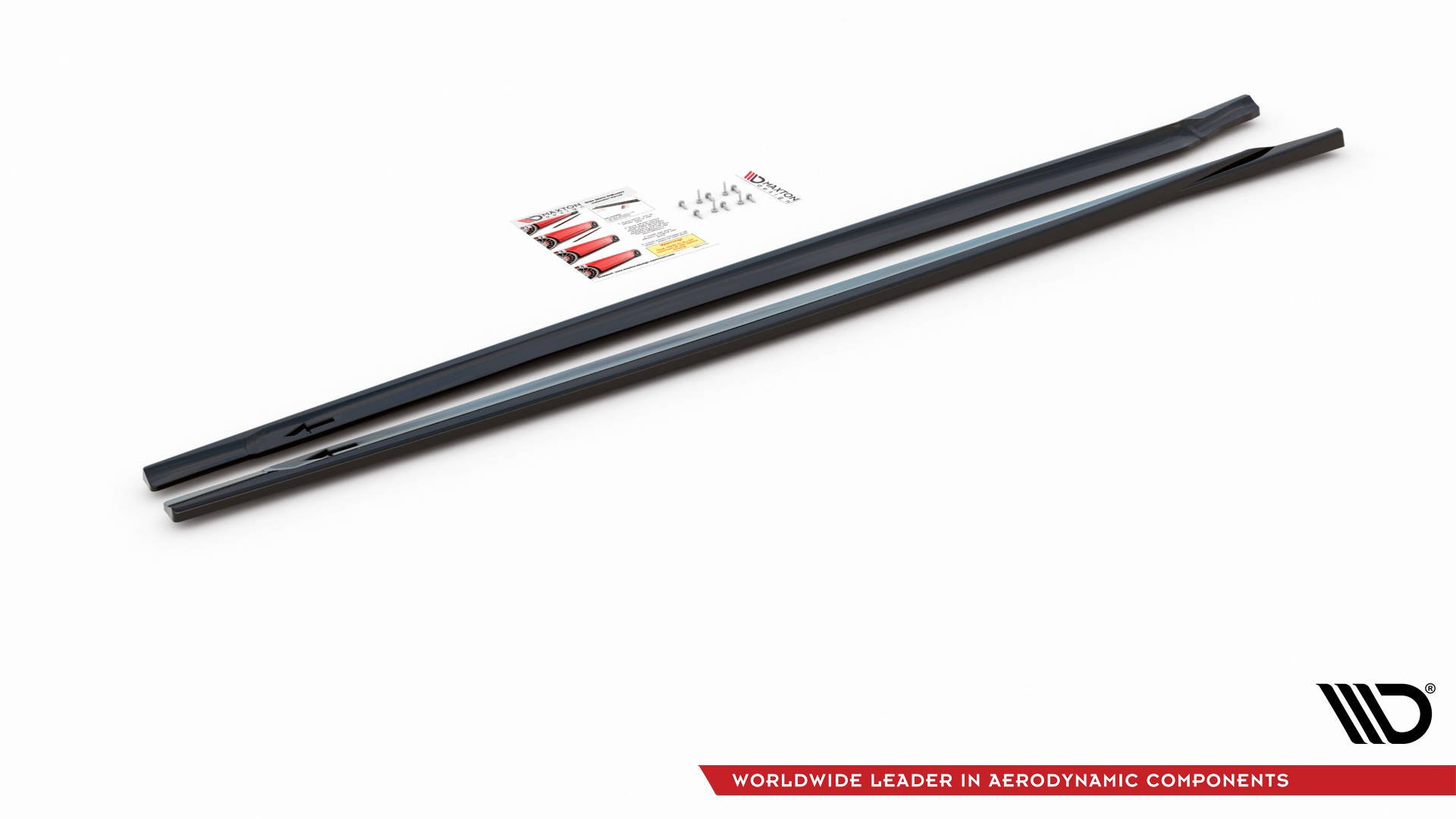 Street+ Seitenschweller Leisten passend für Mini Countryman Mk2 F60 JCW schwarz Hochglanz