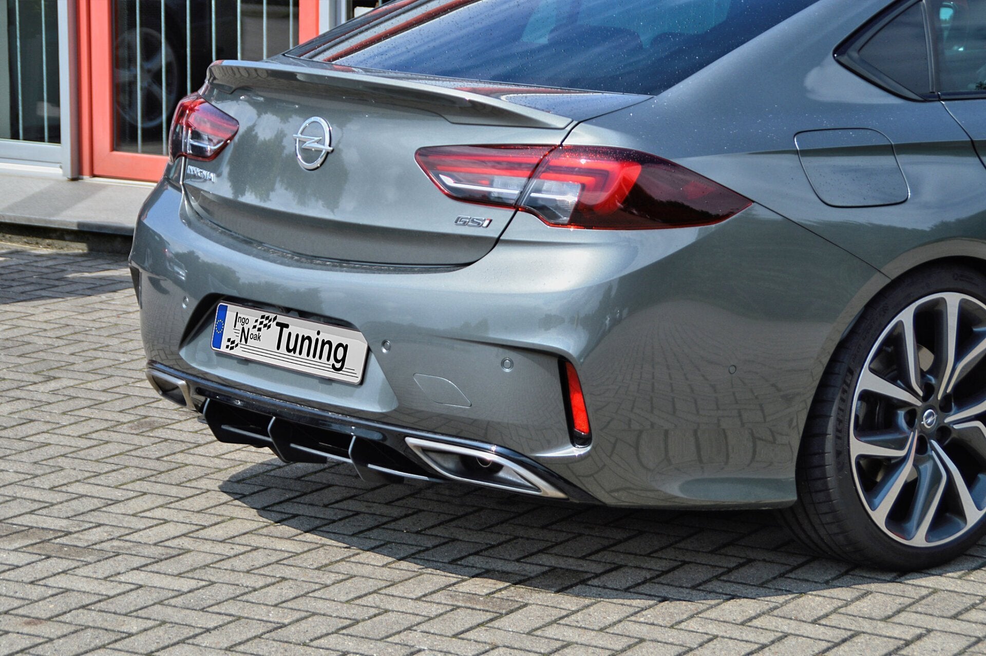 Gefräßter Heckansatz für Opel Insignia B GSI Grand Sport ab 2017-