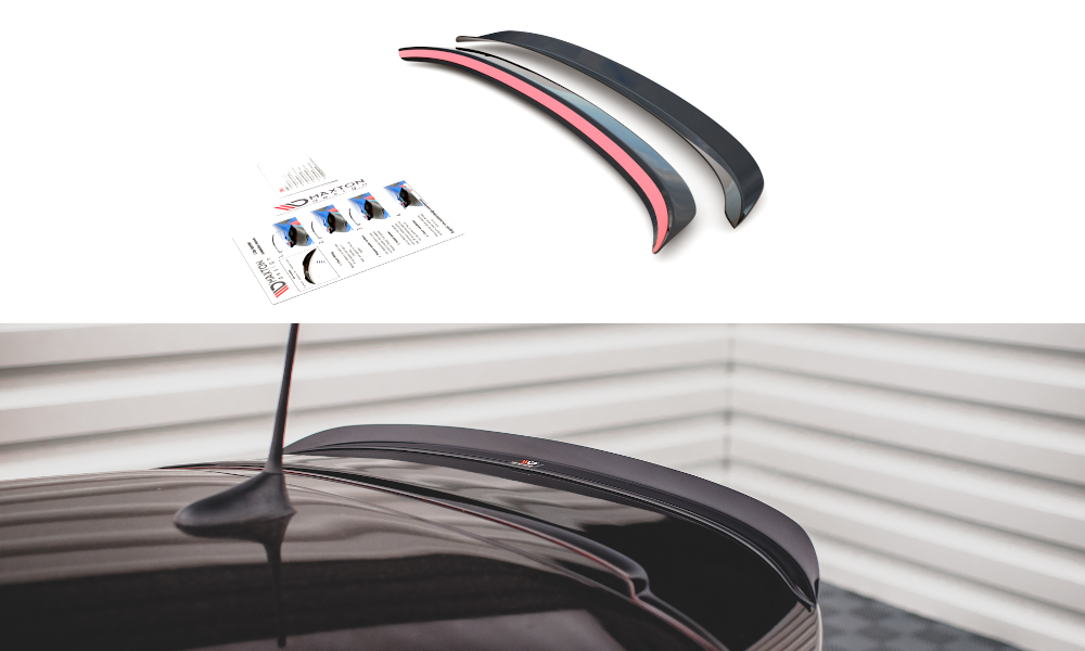 Heckspoiler Lippe passend für ABARTH 595 Mk1 FL schwarz Hochglanz