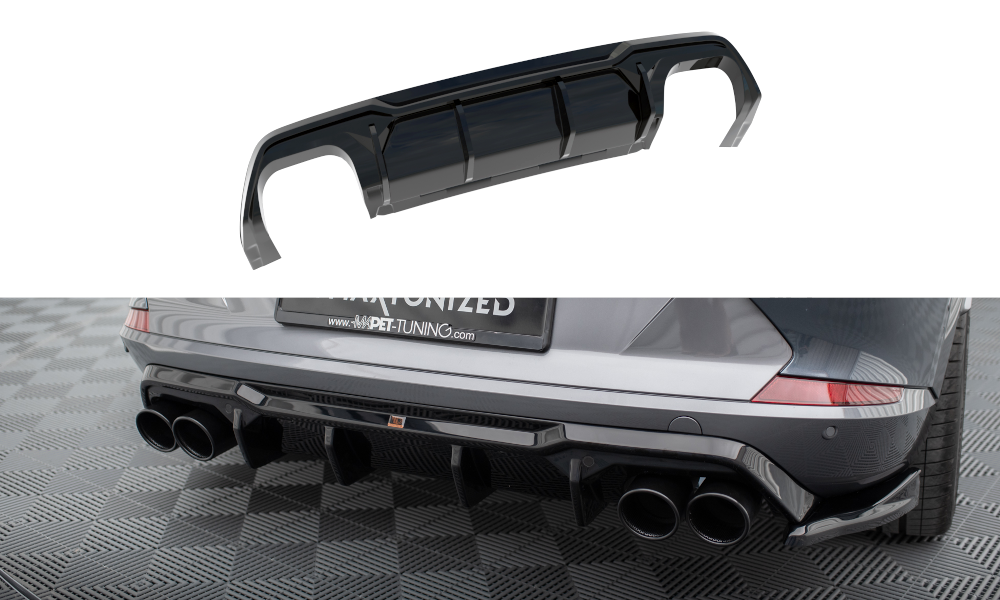 Heckansatz Diffusor V.3 passend für CUPRA Formentor VZ Mk1 / Mk1 FL schwarz Hochglanz