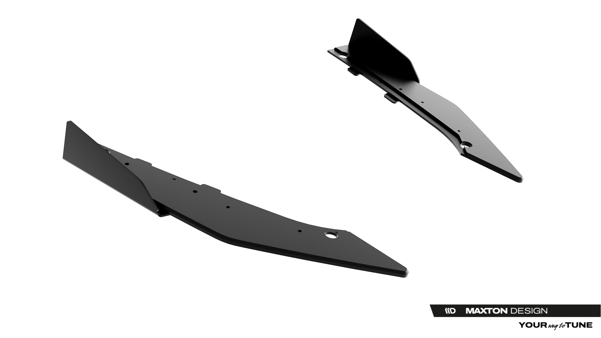 Diffusor Flaps passend für CUPRA Leon ST Mk1 FL schwarz Hochglanz