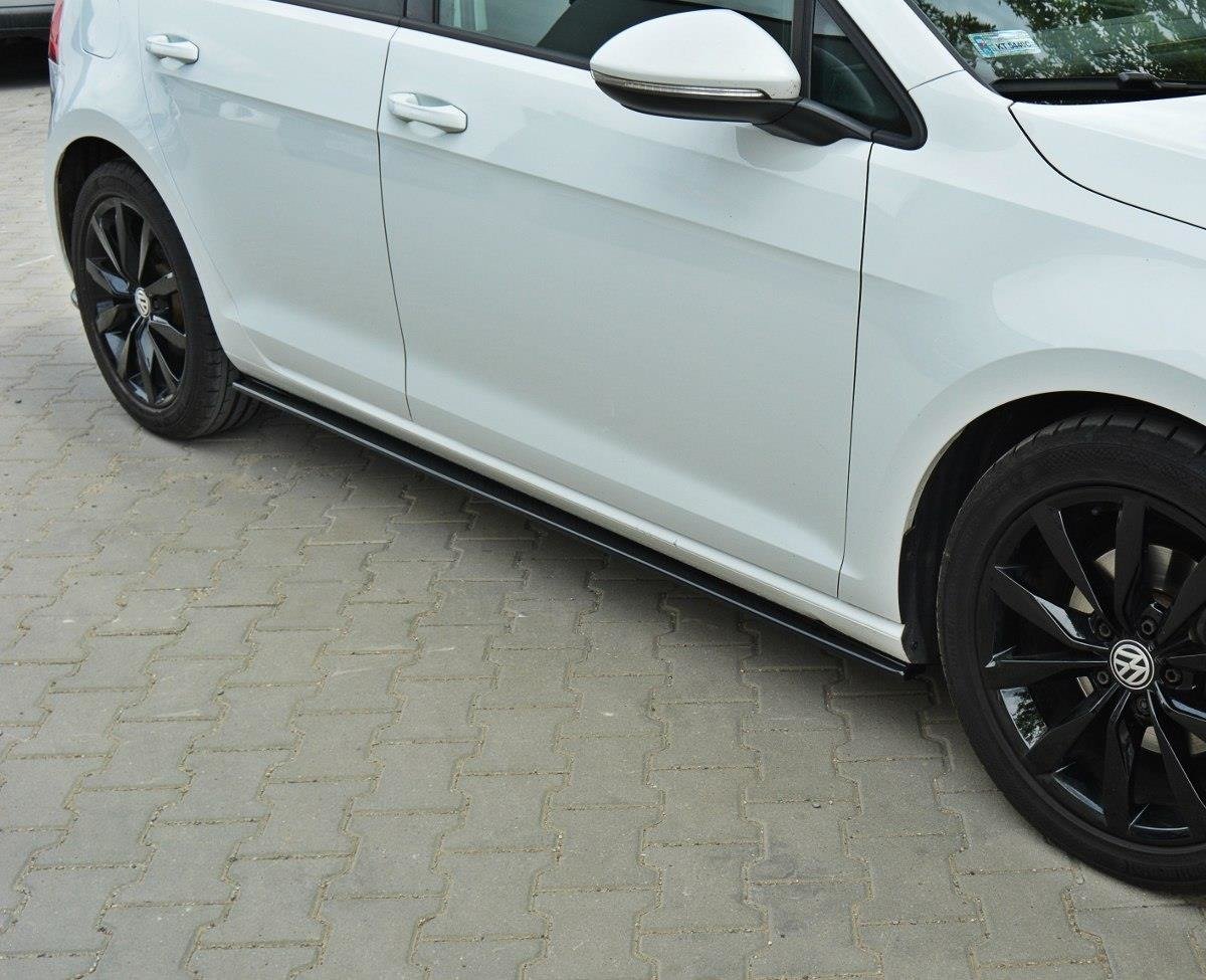 Seitenschweller Ansatz für VW Golf Mk7 Standard schwarz Hochglanz