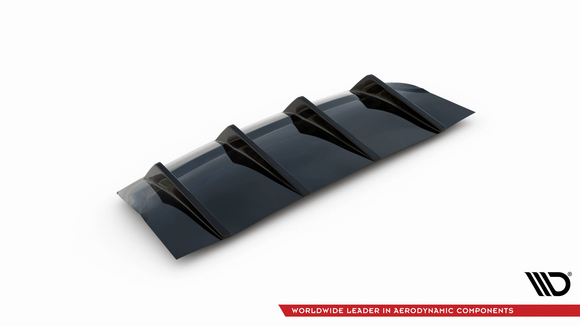 Diffusor Heck Ansatz für Porsche Panamera GTS 971 schwarz Hochglanz
