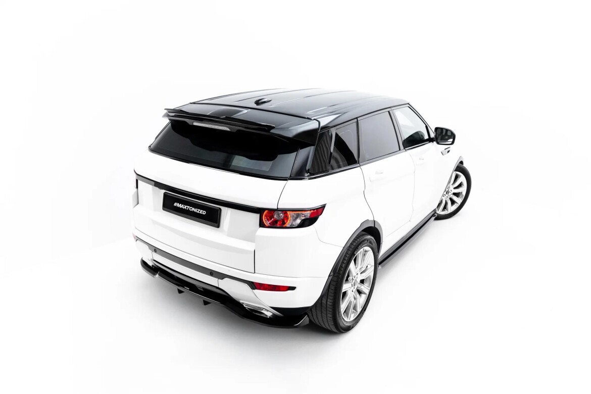 Heckspoiler Lippe passend passend für Land Rover Range Rover Evoque Mk1 schwarz Hochglanz