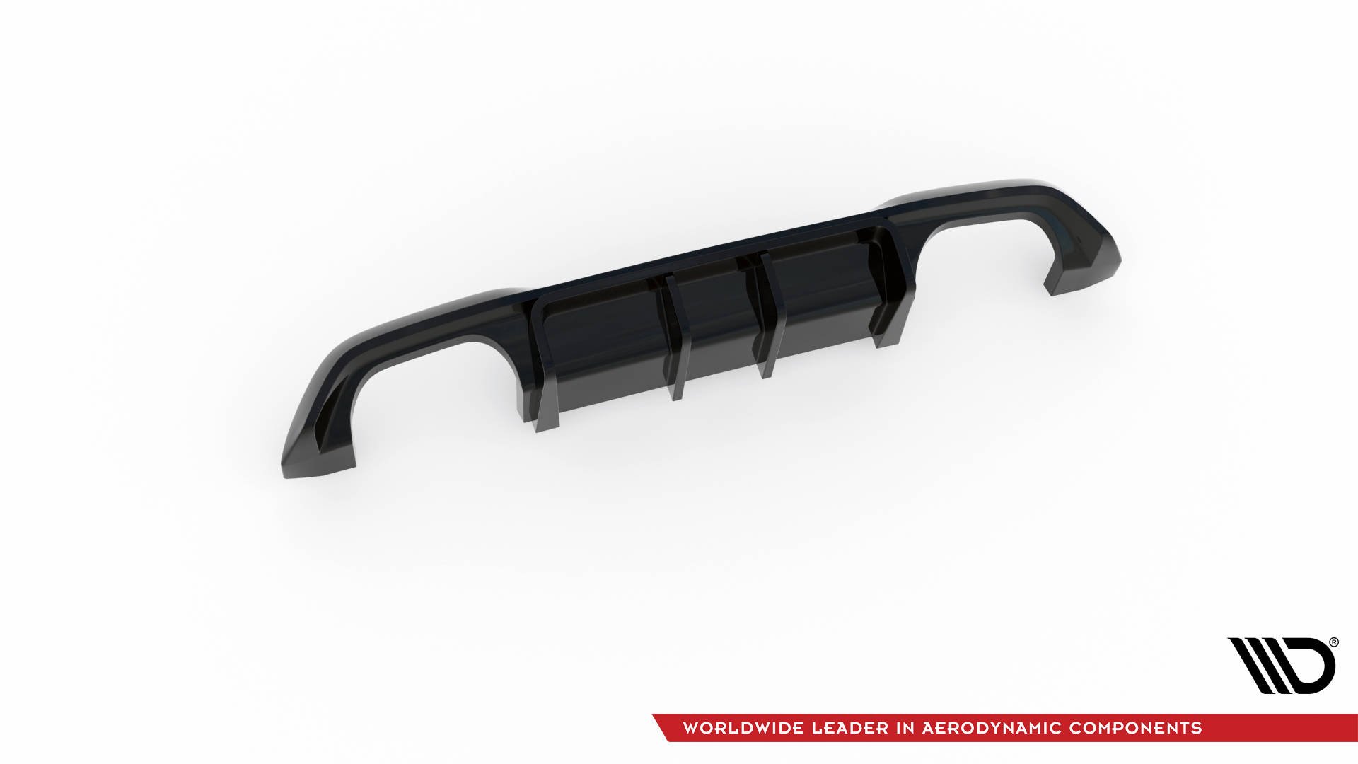 Street+ Heck Ansatz Diffusor passend für BMW M2 F87 schwarz Hochglanz