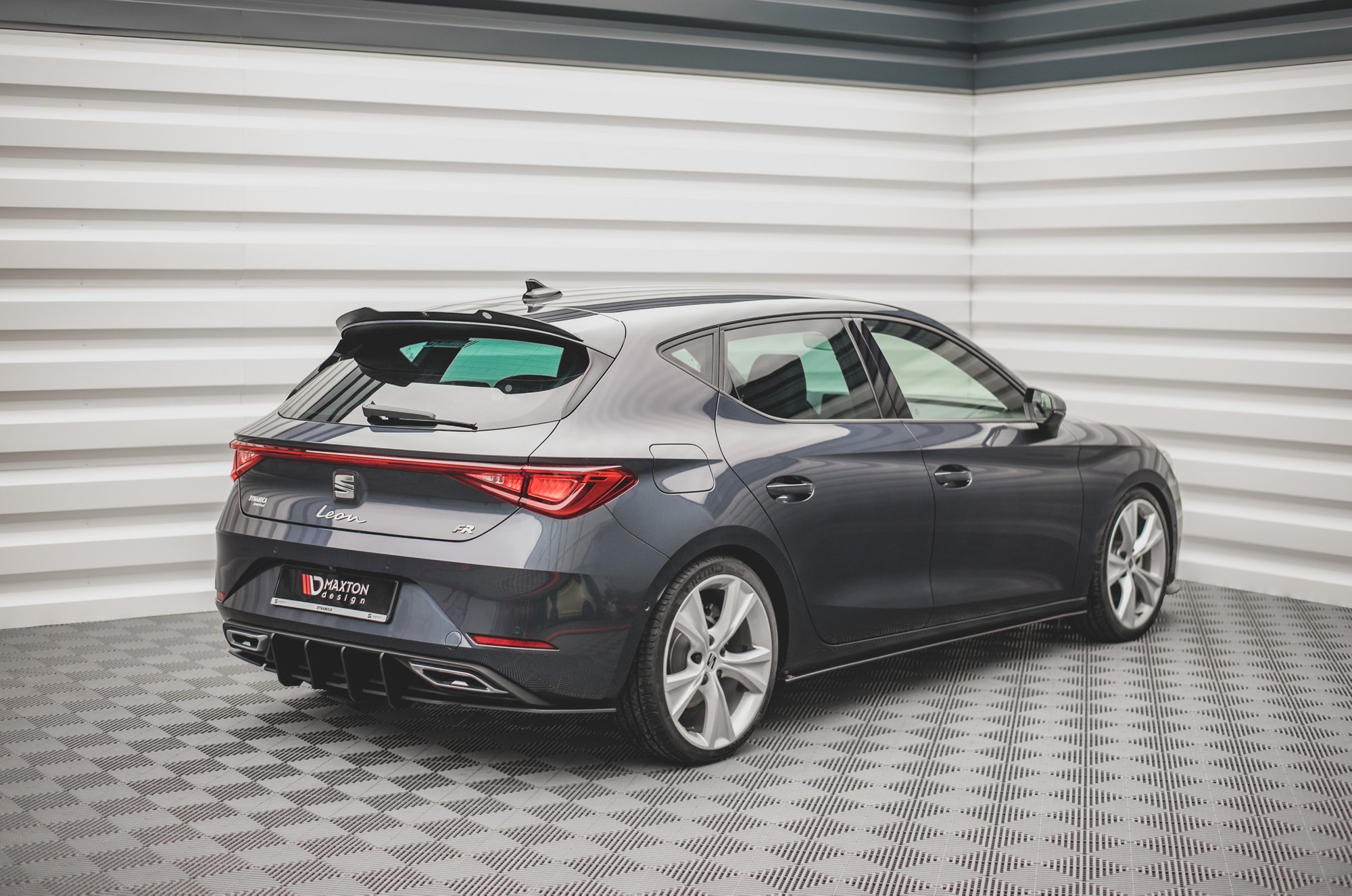 Street Pro Heckschürze Heck Ansatz Diffusor passend für Seat Leon FR Hatchback Mk4