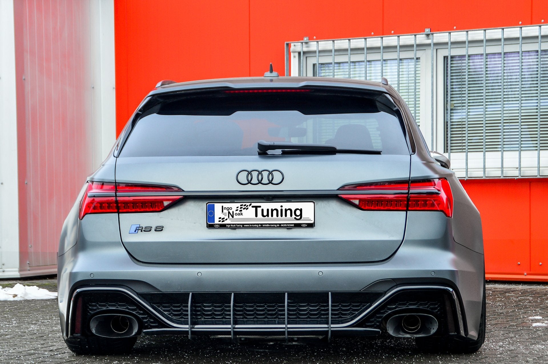 Bodykit für Audi RS6 C8 4K Bj.2019- Schwarz Matt