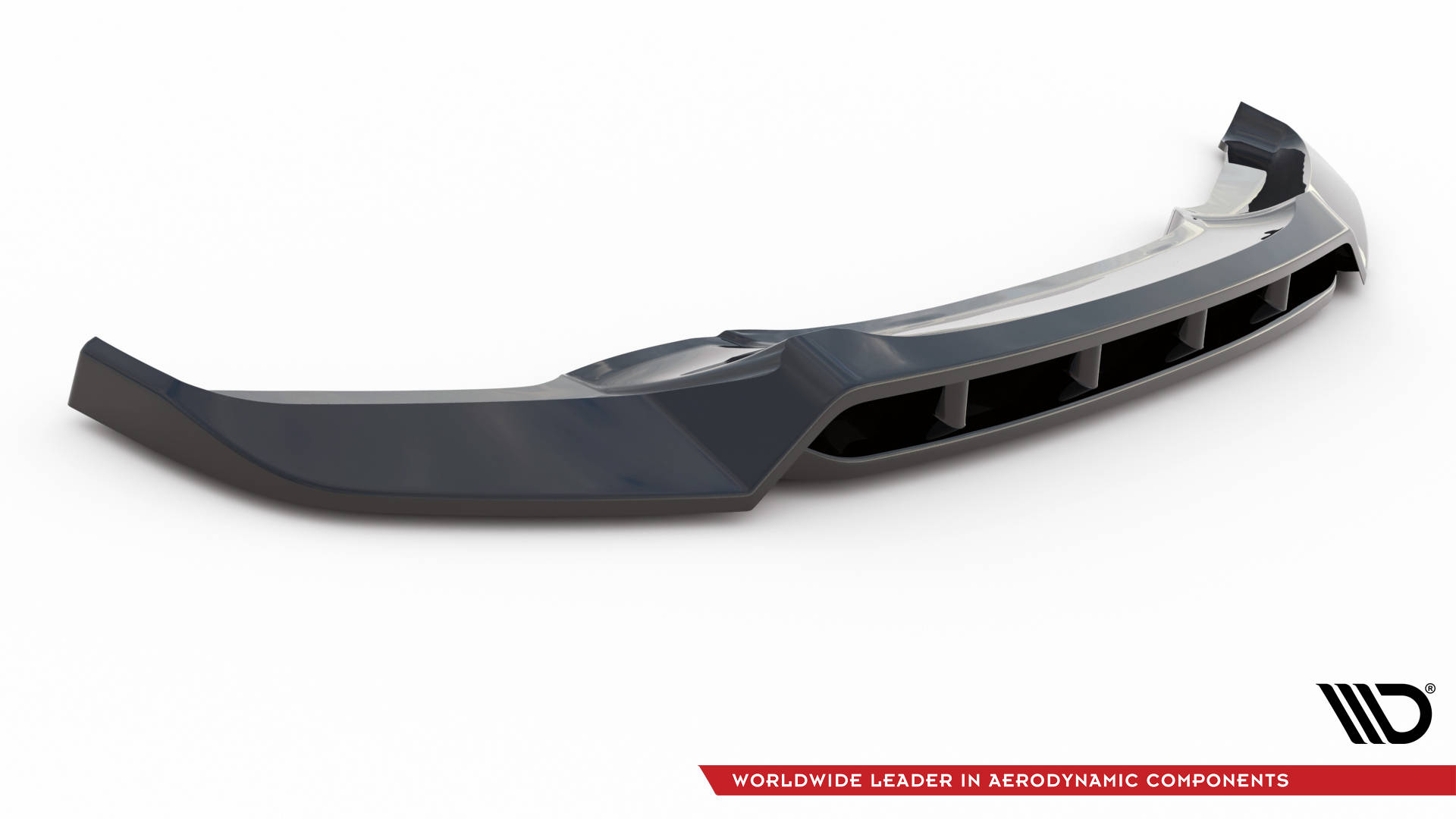 Street+ Spoilerlippe Front Ansatz V.2 passend für BMW X6 M-Paket F16 schwarz Hochglanz