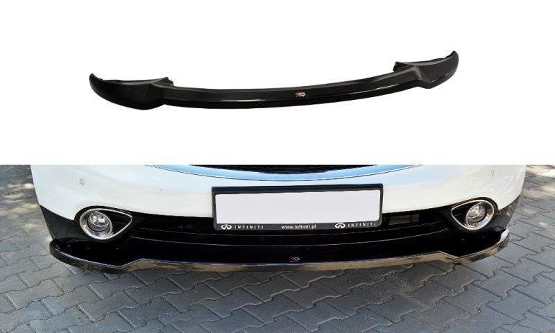 Street+ Spoilerlippe Front Ansatz passend für Mercedes-AMG CLE 53 Aero C236 schwarz Hochglanz
