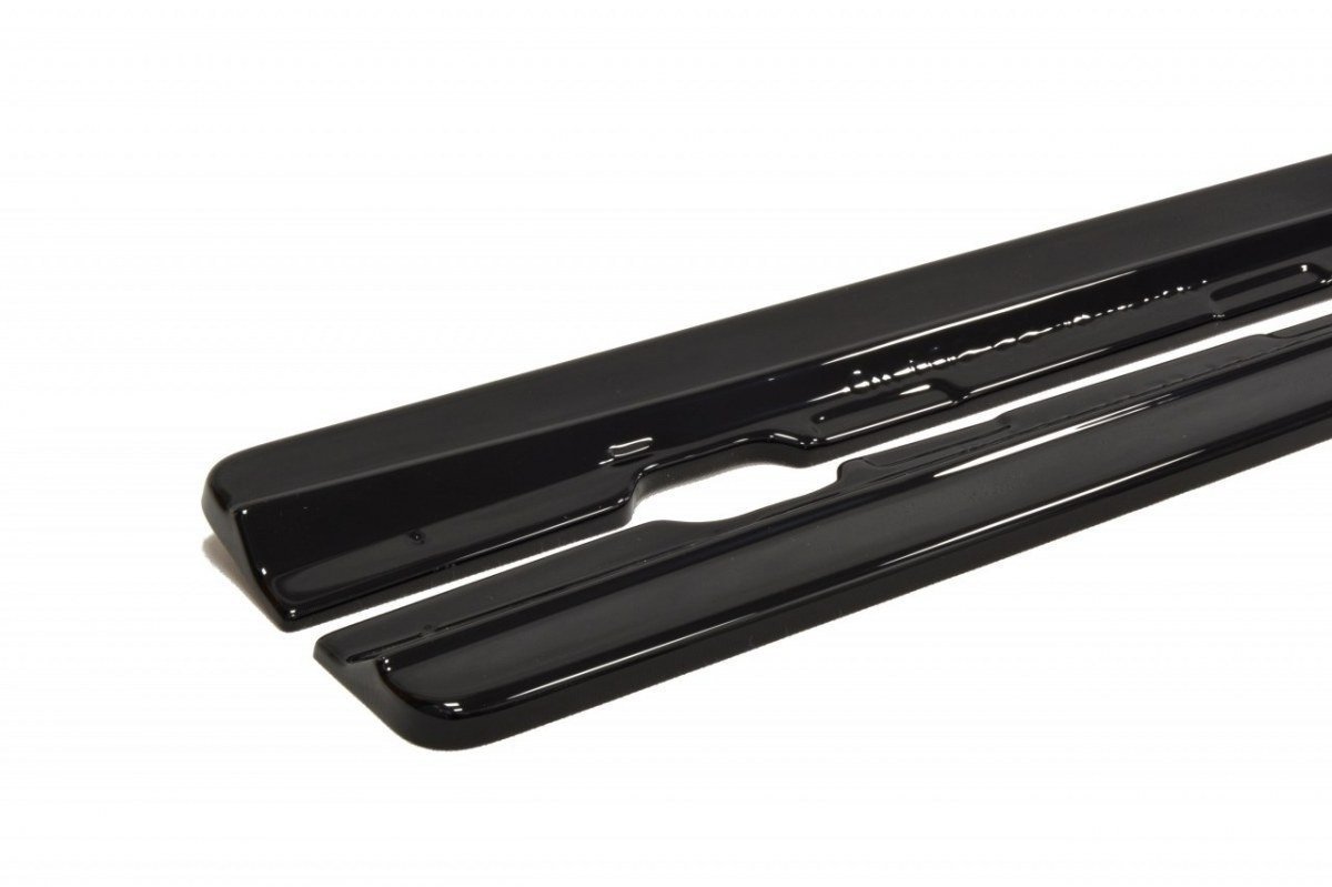 Street+ Seitenschweller Leisten passend für Chevrolet Camaro SS / Standard Mk5 schwarz Hochglanz