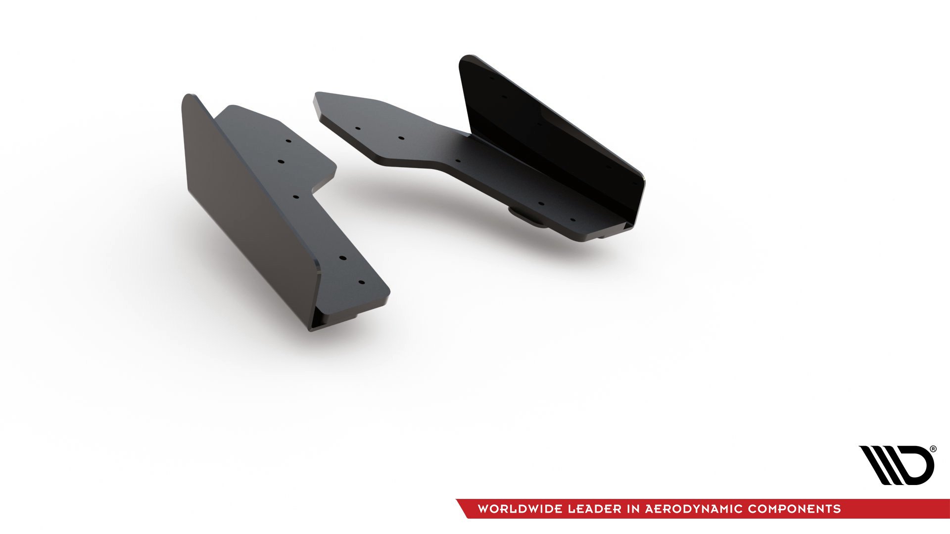 Street Pro Heck Ansatz Flaps Diffusor + Flaps für Audi RS3 8V Sportback schwarz Hochglanz