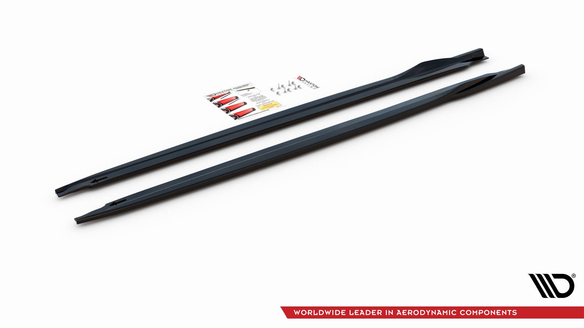 Street+ Seitenschweller Leisten passend für VW Up GTI schwarz Hochglanz