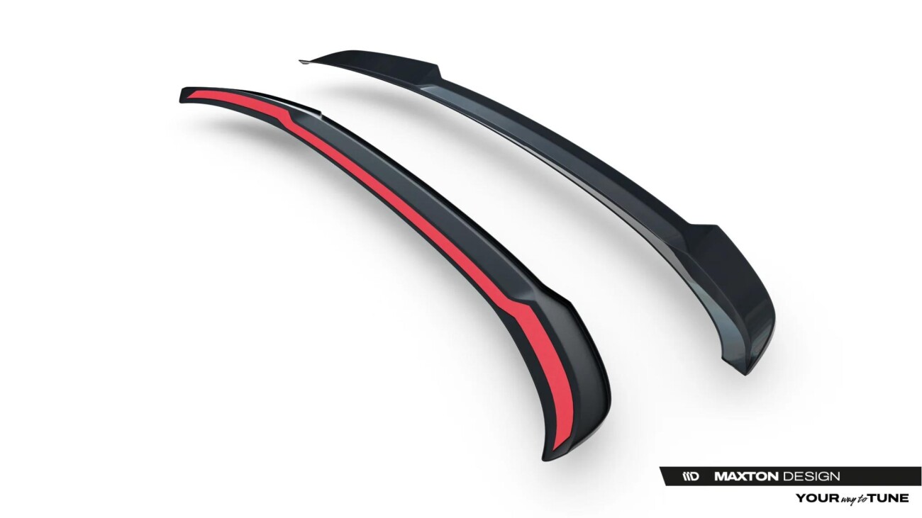 Oberer Heckspoiler Lippe passend für Alfa Romeo Junior Mk1 schwarz Hochglanz