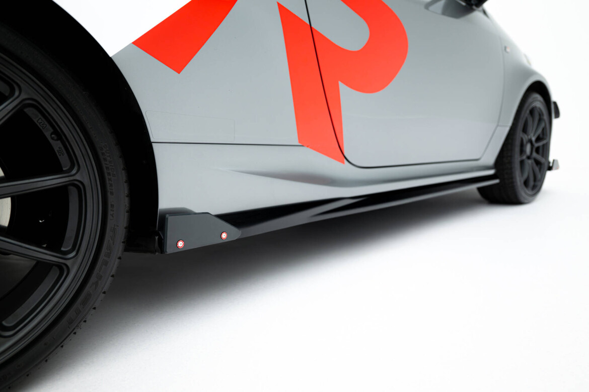 Seitenschweller Ansatz (Paar) + Flaps passend für Toyota GR Yaris Mk4 Facelift