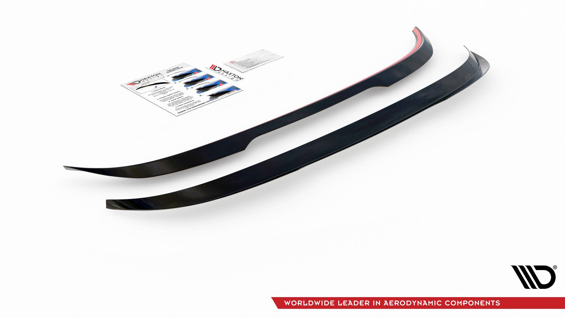 Heck Spoiler Aufsatz Abrisskante passend für Mitsubishi Lancer Sportback Mk8 schwarz Hochglanz